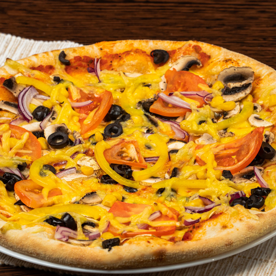 Poza cu Pizza Vegetariană