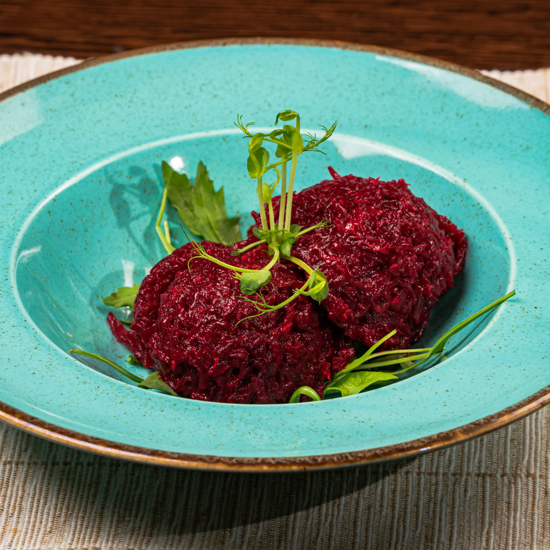 Poza cu Salată de sfeclă roșie cu hrean